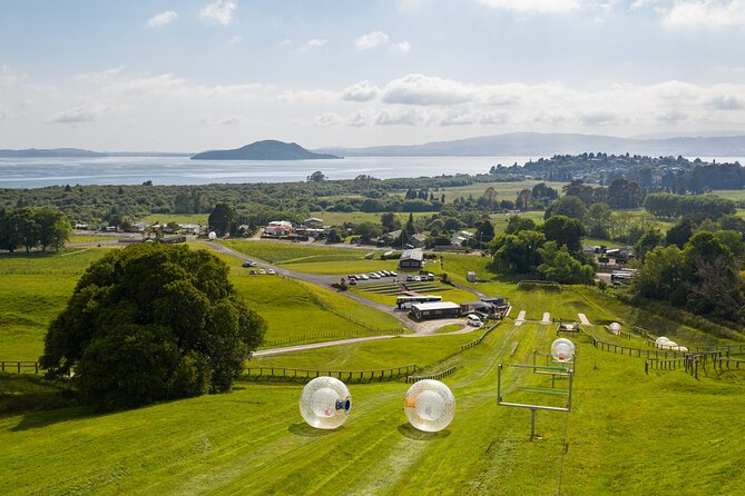 Zorb Inflatable Ball Ride from Mount Ngongotaha in New Zealand - Rolling where ZORB began in Rotorua